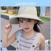 Childrens Summer Ice Silk Fisher Hat With Wide Brim Sun Protection For Outdoor Play