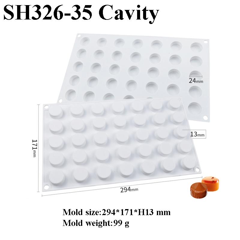 Cake Baking Tools Cylindrical Shape French Mousse Moulds Silicone Cake Molds Dessert Bakeware Food Grade Kitchen Baking Utensils