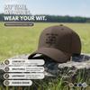 [Funny Text Baseball Cap] Sorry I'm Late Print Polyester Adjustable Casual Outdoor Sports Baseball Hat For Men Women Unisex