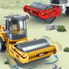 1:60 Scale Engineering Car Model Road Roller Excavator Bulldozer Toy  Collection Toys
