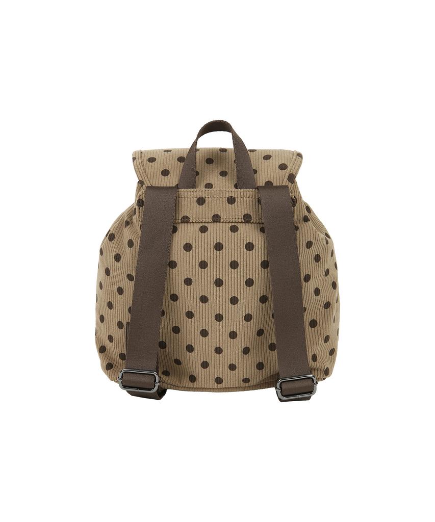 Comoninoz [Cn]Dot Corduroy 2 Pocket Backpack [2 Color]