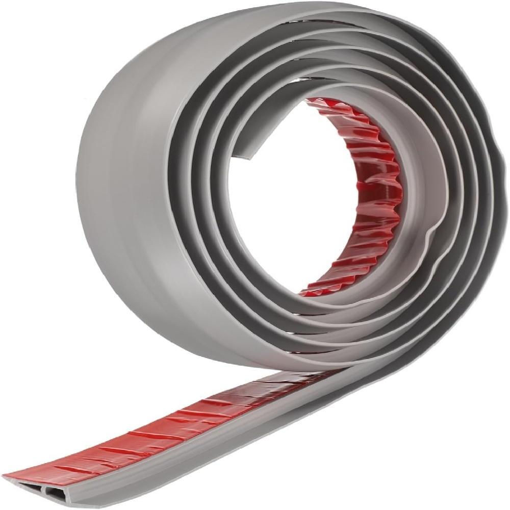 1pc 1m/2mX5cm Durable Carpet To Tile Floor Transition Strip Wear-resistant Self Adhesive Edging Trim Cuttable PVC Flat Button