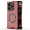 For Xiaomi Redmi Note 14 4G (163.25mm) Case Compatible with MagSafe Honeycomb Design TPU+PC Phone Cover