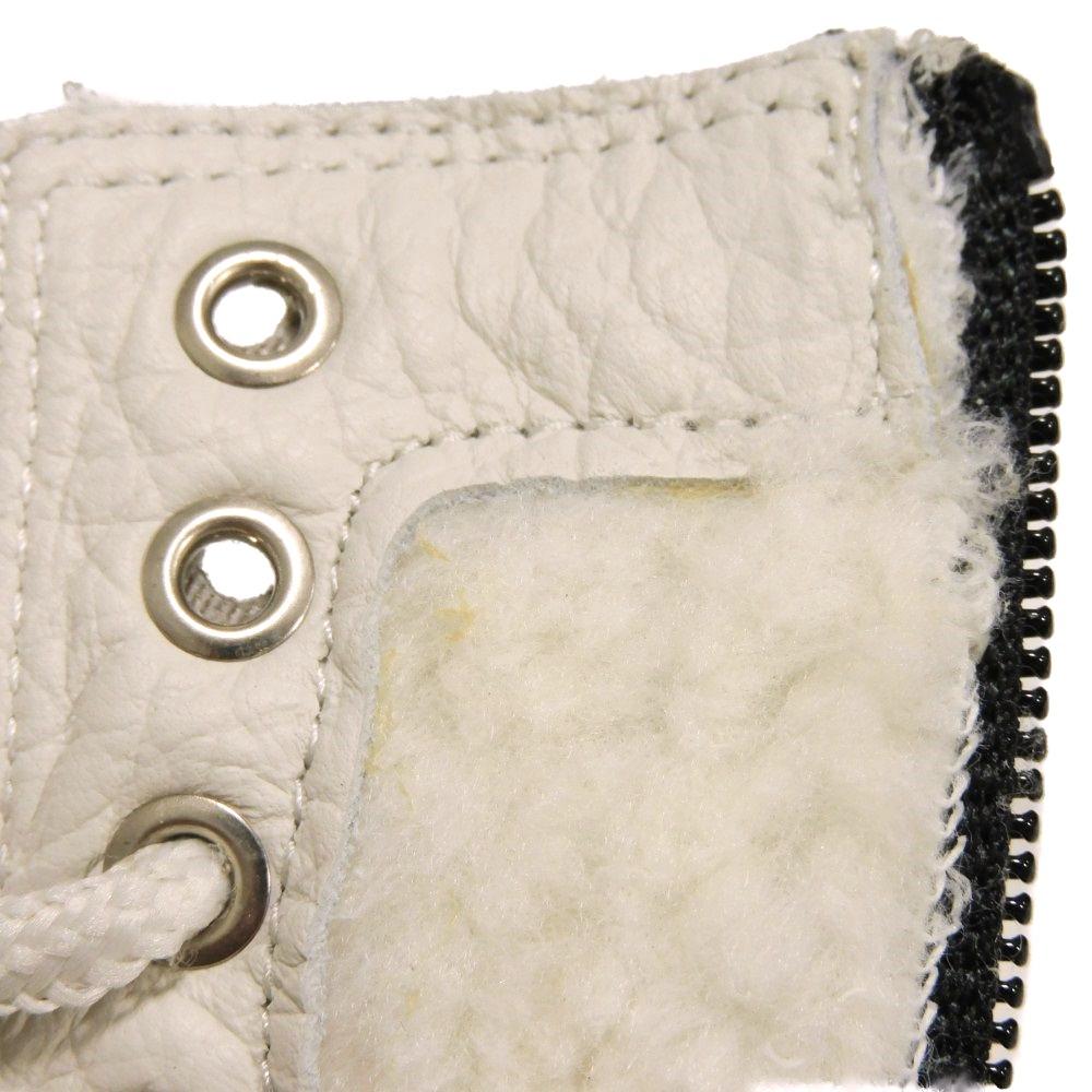 Б/у Rita Army 36" мех средний боковая молния танк подошва, 11-люверсная, 9,1", неиспользованный логотип арки, белый, женская, размер 11690 YE80FRI