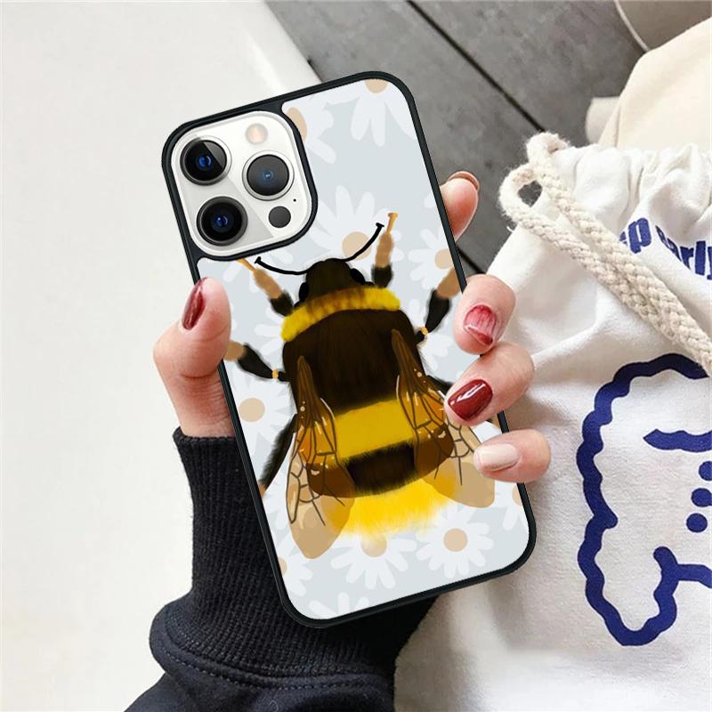 Bee Bumblebee Phone Case For iPhone 17 Air 15 16 Cover 11 13 14 Pro Max 12 Plus Max Fundas