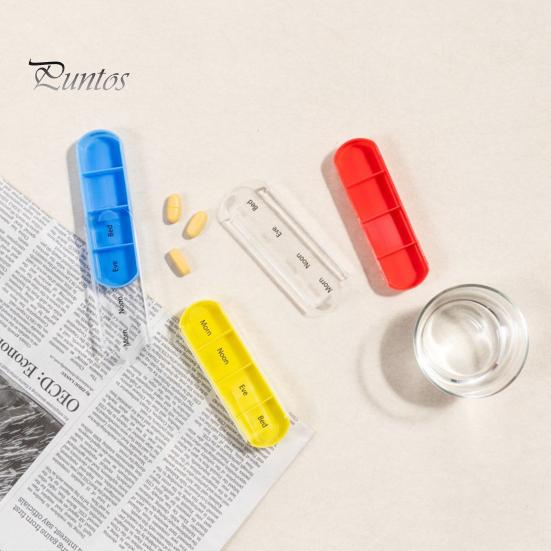 Коробка для хранения лекарств с несколькими отделениями, не содержит BPA, водонепроницаемая, влагостойкая, еженедельный органайзер для таблеток