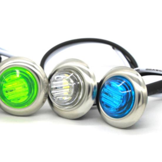 Кормовой фонарь, простой в установке, высокая яркость, водонепроницаемый светодиодный боковой габаритный фонарь 12 В для прицепа