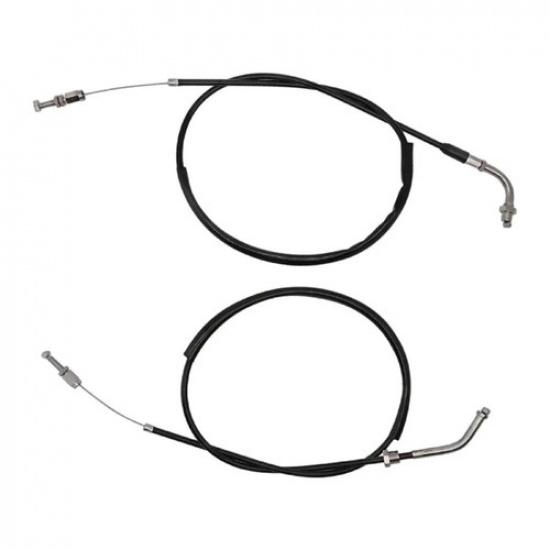 Push Pull Throttle Cable Set For Honda CB400 CB550 CB750 FT500 Shadow Aero 750