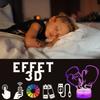 Lampe de chevet 3D led Gants Boxe Boxeur,Veilleuse changement de couleurs – Lampe tactile bureau et chambre enfant, Eclairage noël