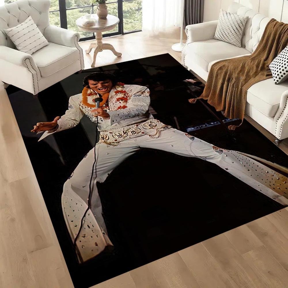 Elvis Area Rug Perfect For Balcony Hallway Entryway Living Rooms Antislip Rug Anime Office Decor Perfect Gift For Friends Family