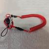 Carabiner Outdoor Key Cord Safety Rope Spring Elastic Rope Spiral Coiled Lanyard Fishing Lanyards
