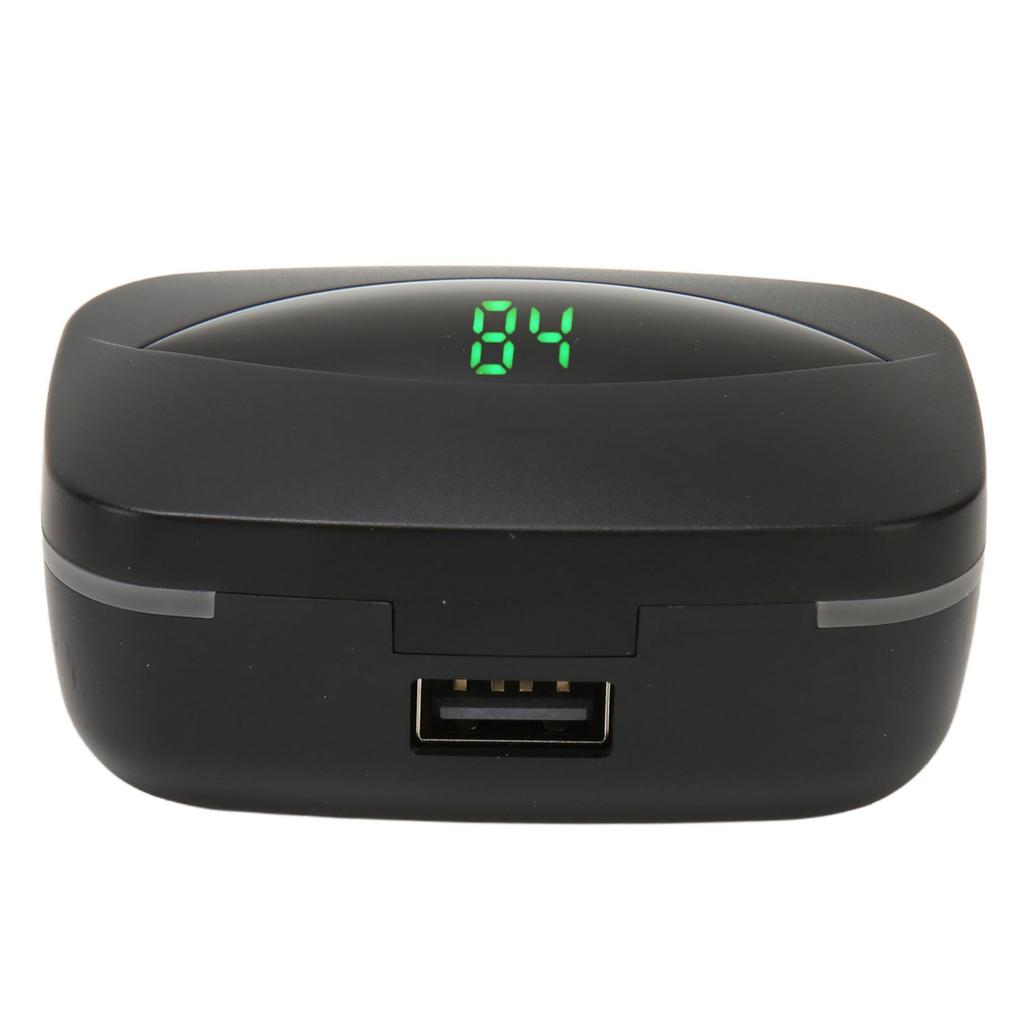 Беспроводные наушники Bluetooth 5.3 IPX7 с защитой от воды, мощными басами и шумоподавлением, с чехлом для зарядки