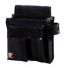 Kozuchi Hard Lab Externally Stitched Nail Extra (HARD LAB) Bag, Large, Black, HL-301B