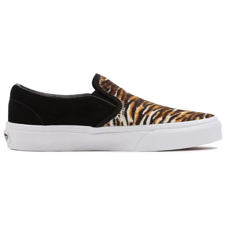 Vans Классические слипоны из мягкой замши — мужские кроссовки Tiger оранжево-черные VN0A5JMHB0I