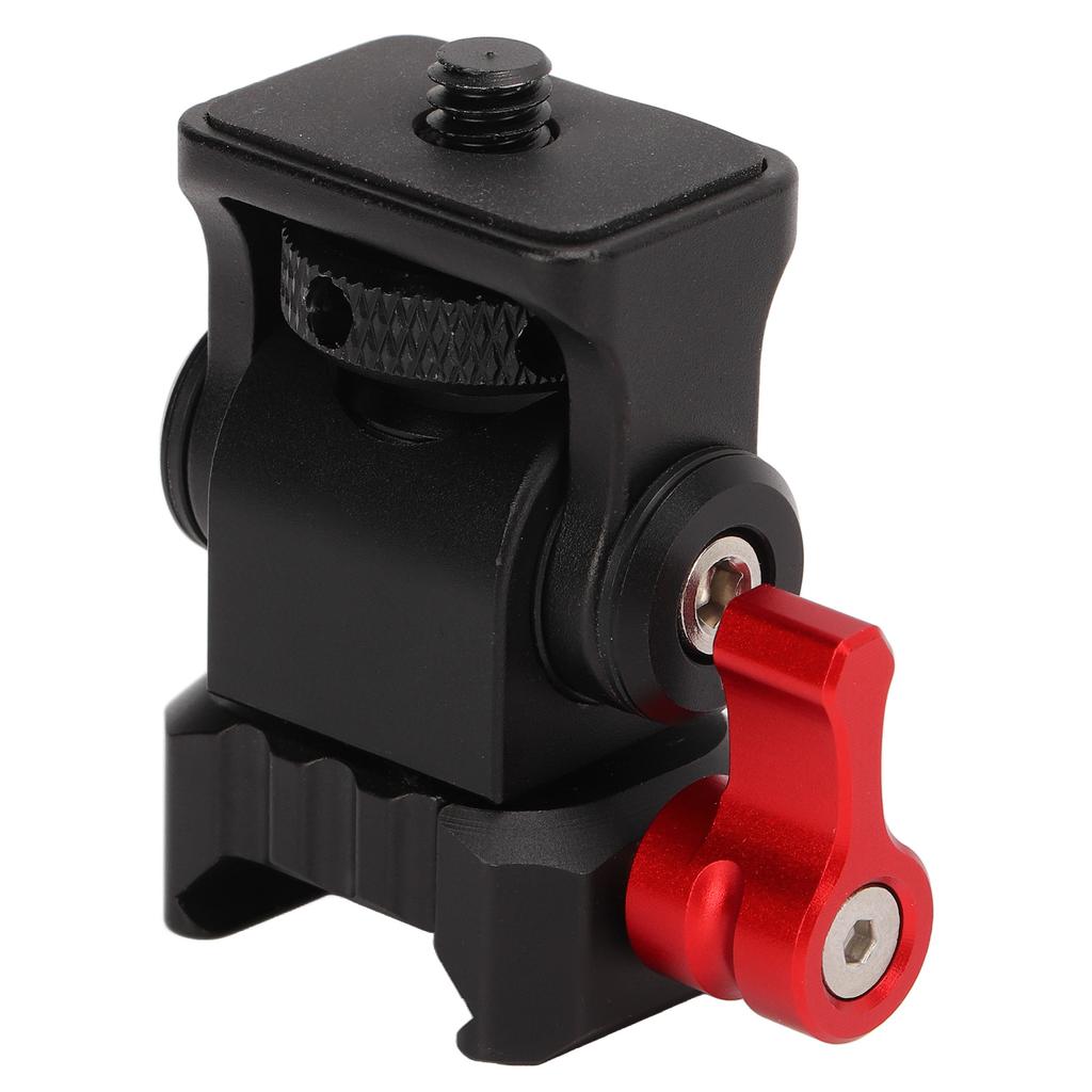 Универсальный держатель для полевого монитора с резьбой 1/4 дюйма и быстросъемным зажимом для рельсы НАТО, вращение на 360 градусов и 180