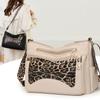 Большая вместительная женская сумка через плечо из нейлона, сумка через плечо с леопардовым принтом, маленькая сумка для мамы