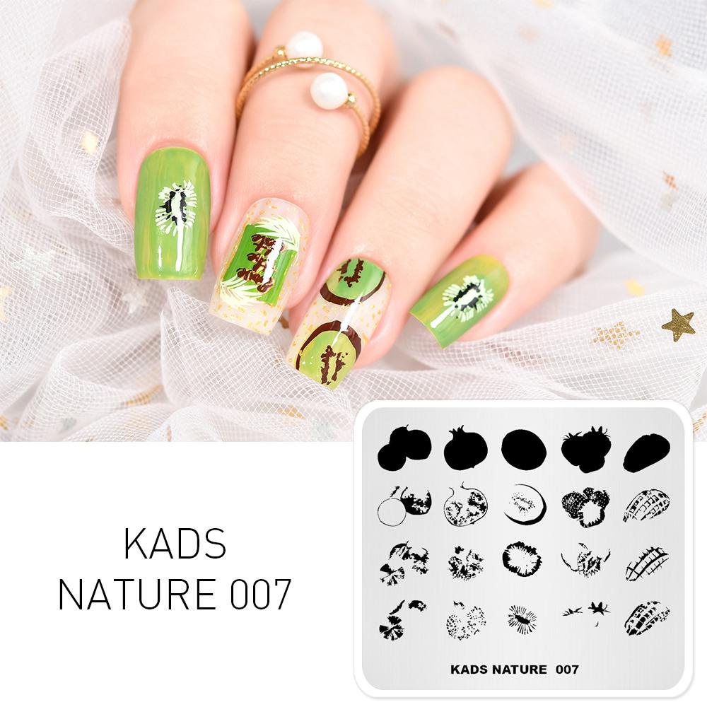 Пластины для декора ногтей