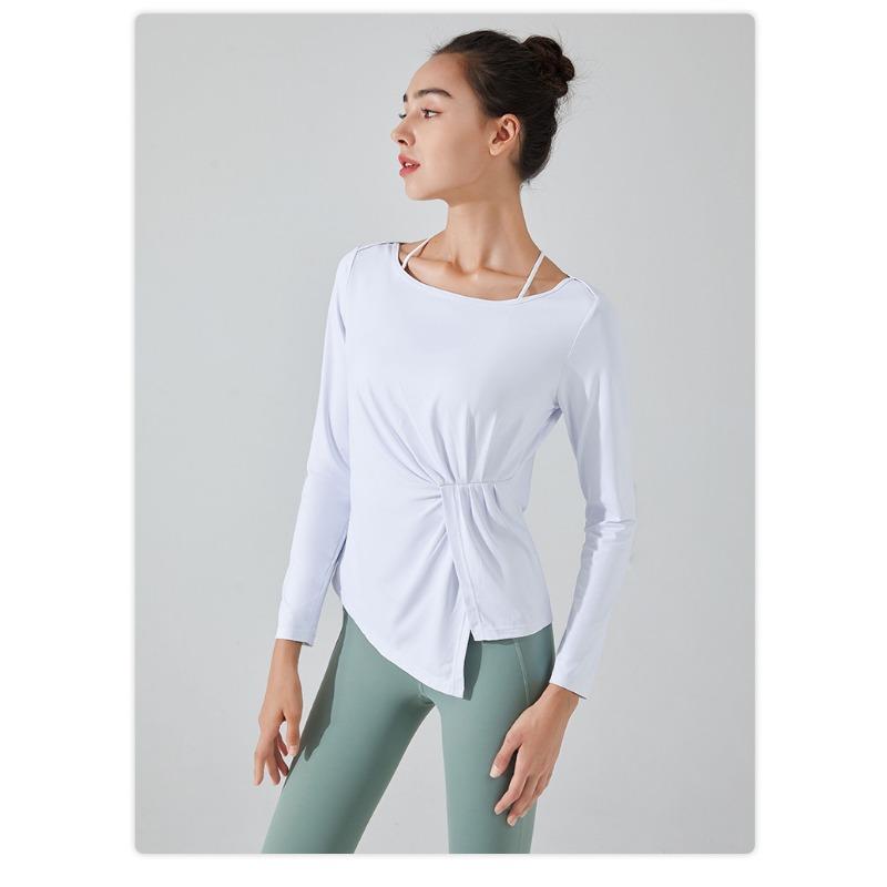 Женский осенний топ для йоги с длинным рукавом Slim Fit