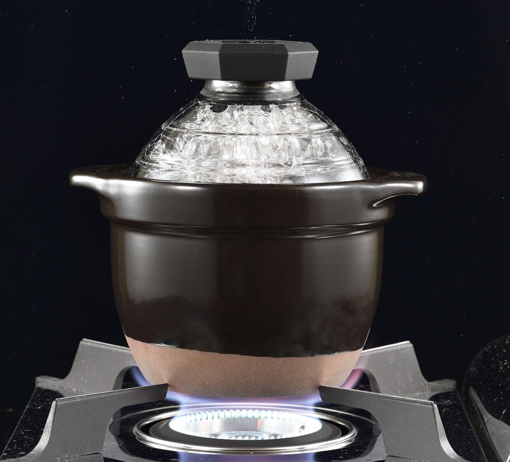 Стеклянная крышка для риса HARIO, стаканы, сделано в Японии, черные 1~2 GNR-150-B