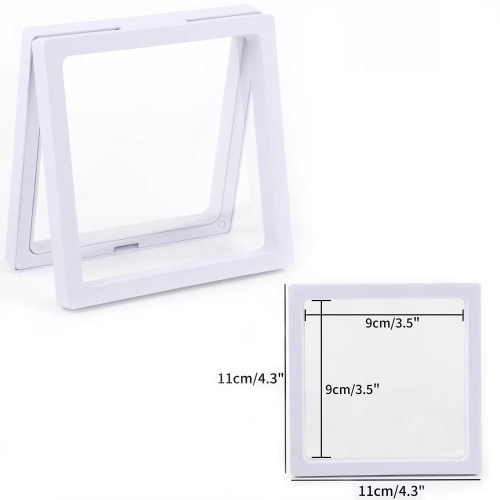 Ring Floating Frame Box Earrings Jewelry Display Box Durable Jewelry Storage Box  Jewelry