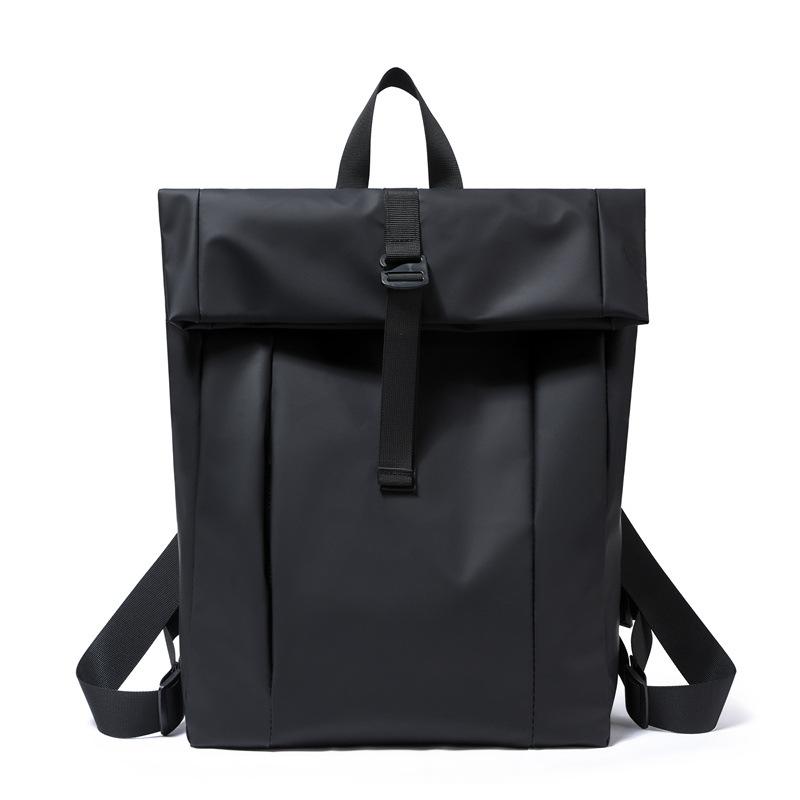 Fashionable Backpack, Unisex Large Capacity Student Backpack, Unisex Solid Color Water-Repellent Outdoor Backpack