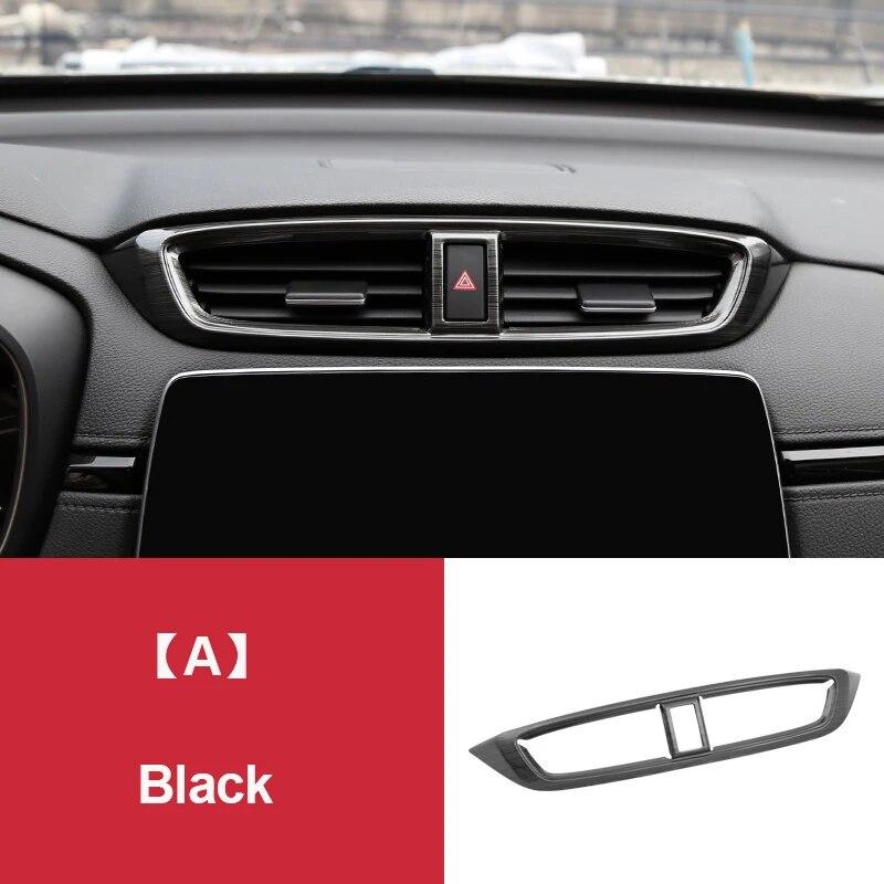 Для Honda crv CR-V 2017-2022 Нержавеющая приборная панель автомобиля, накладка на вентиляционное отверстие, выходная рамка, рамка, гарнир, молдинг, объемный объем