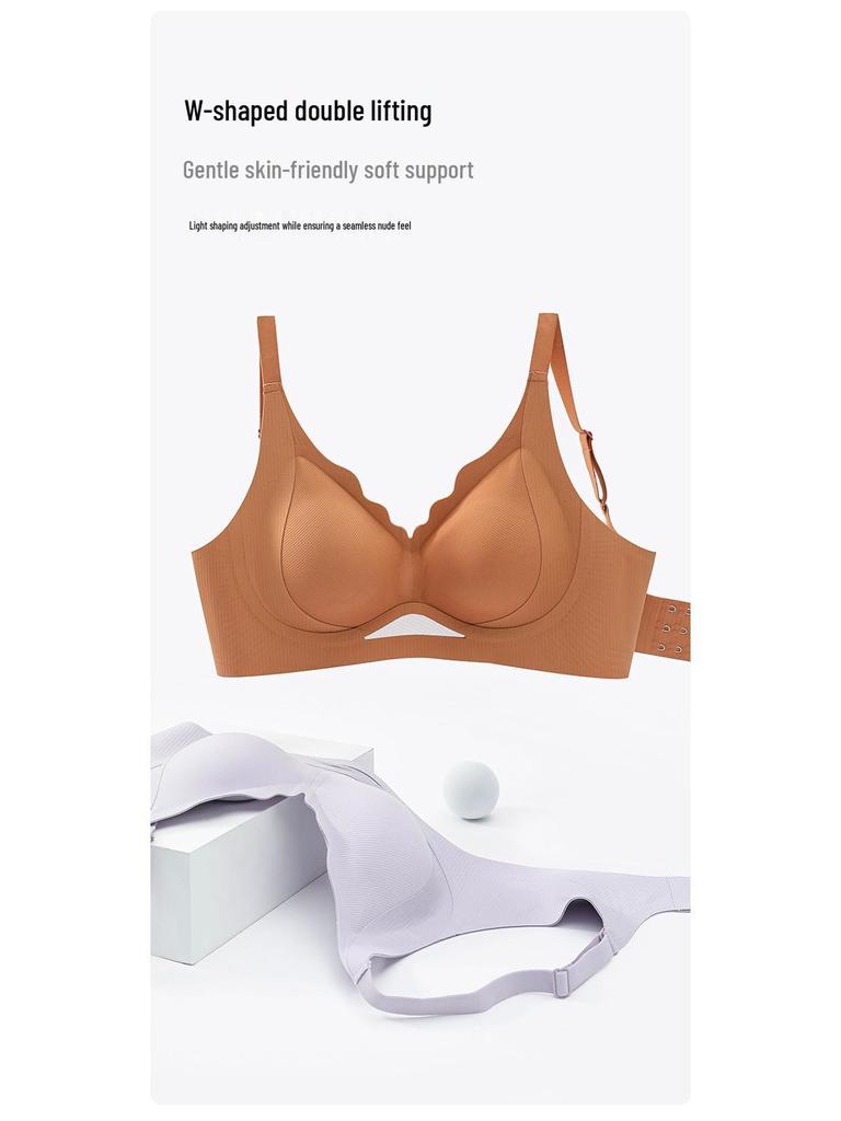 Adjustable Seamless Lift Bra: Soft Support, Anti-Sagging, Side Support, No Underwire