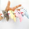 Shark Keyring 12CM Bag Pendant Shark Plush Toy Ocean Animal Key Chain Pendant Shark Key Chain