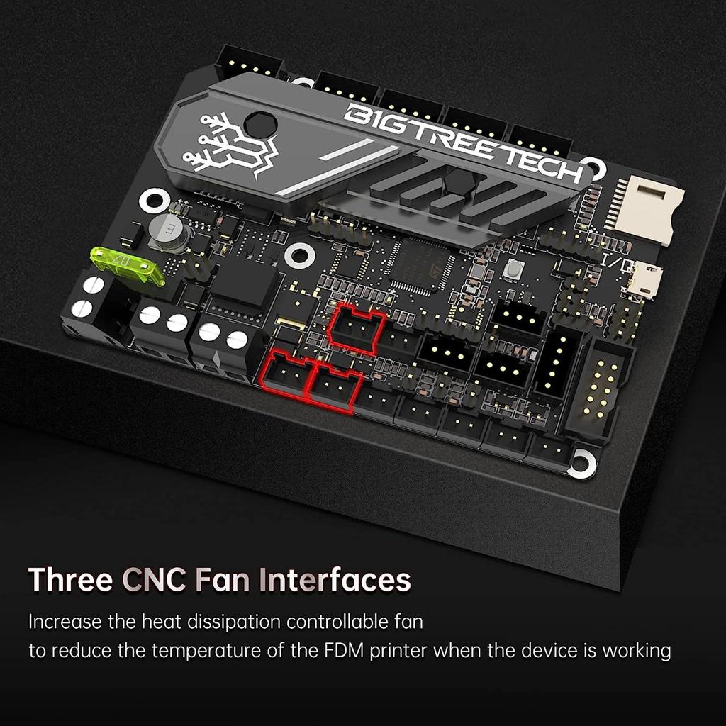 Комплект бесшумной платы управления BTT Pi V1.2 и SKR Mini E3 V3.0 для Ender3 Ender3 Pro, поддержка 3D-принтера Запустите прошивку Klipper