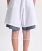 GYEONG Layered Shorts_White