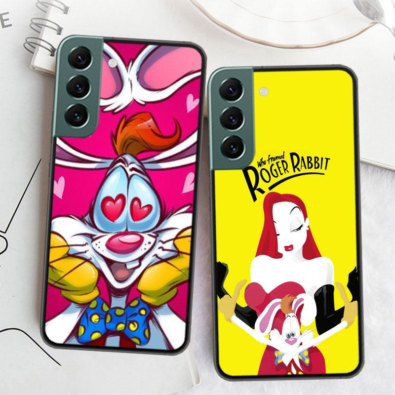 J-Джессика R-Кролики Чехол для телефона Для Samsung Galaxy S22 S25 Ultra S21 S10 Plus S26 Edge S20 S23 S24 FE Чехол Силиконовый Мягкий ТПУ