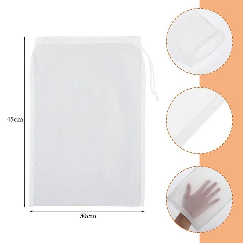 200 меш кухонный фильтр сетчатый фильтр сито пищевой фильтр нейлоновый сетчатый фильтр ложка соевое молоко сито йогурт кухонные гаджеты