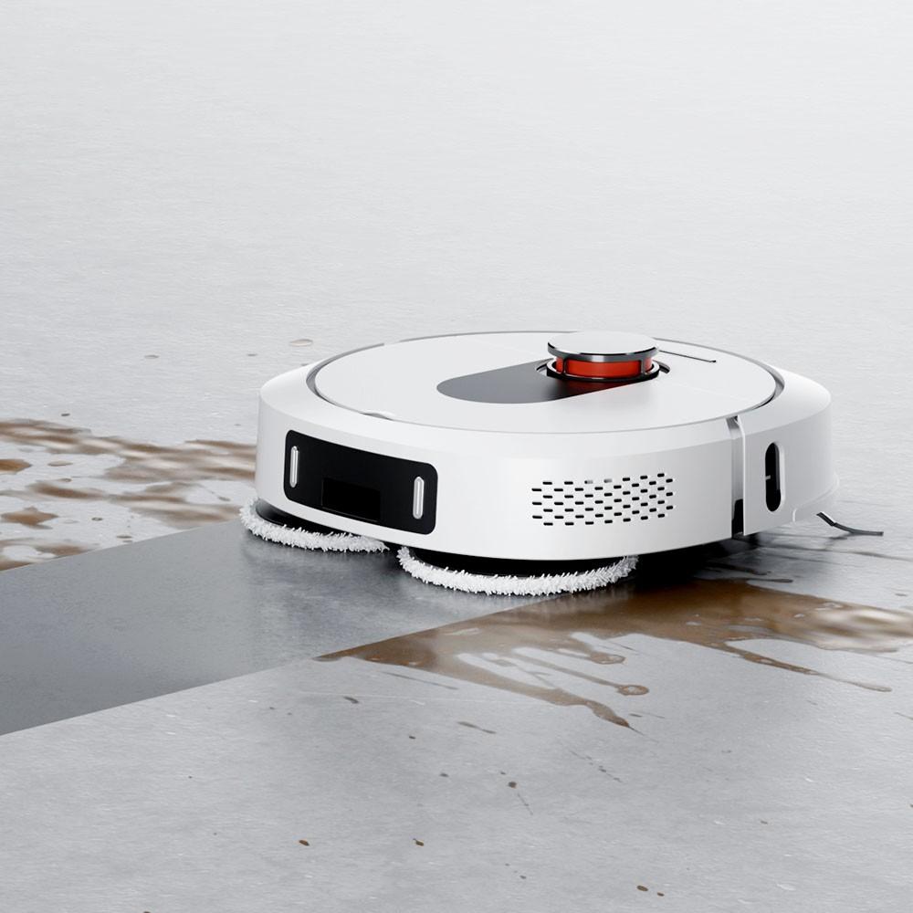 Обновленный:  Умный робот-пылесос ROIDMI EVA, самоочищающийся и опорожняющий, 3200 Па, мощное всасывание, 3-в-1, пылесос, подметание и уборка
