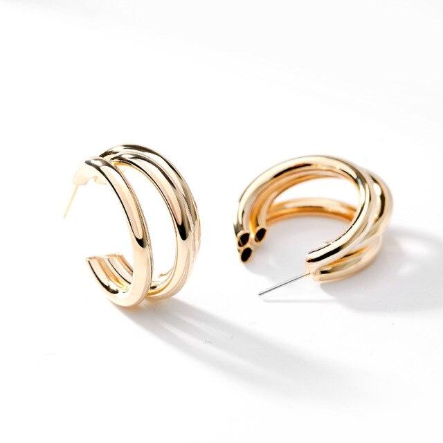 Серебряные игольчатые геометрические короткие модные серьги-тренды, женский темперамент, французское элегантное украшение, простые серьги