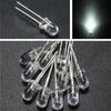 3mm & 5mm Multicolor LED Diode Pack: Red, Green, Yellow, Blue, White - Straight Plug Lamp Beads Components.