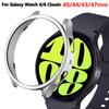 Protective Case for Samsung Galaxy Watch 6 40mm 44mm PC Screen Shell for Watch 6 Classic 43mm 47mm SmartWatch Protector Frame Cover