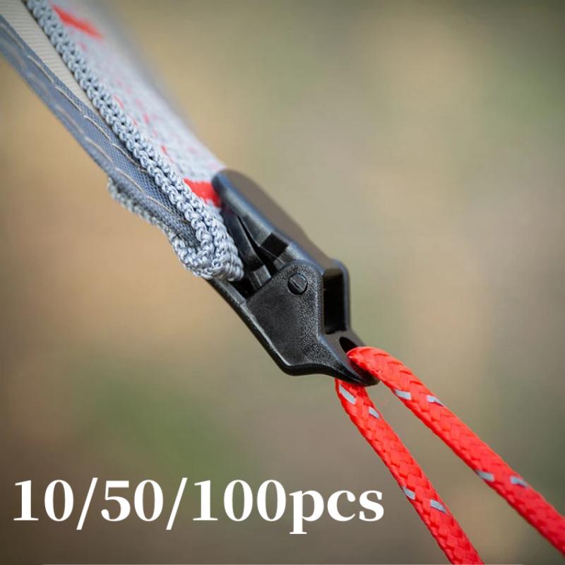 10/50/100pcs Sturdy Tent Clips Outdoor Tarpaulin Clips Anti-wind Fixed Camping Tent Hook Crocodile Clamp Clip for Outdoor Campin