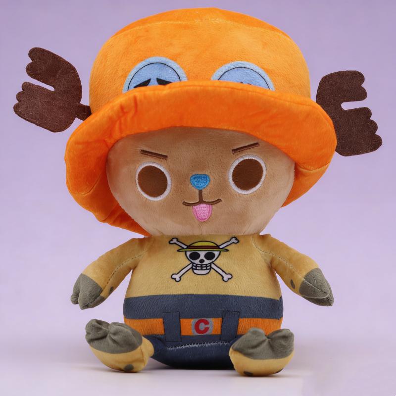 Горячие японские аниме One Piece Плюшевые игрушки Мультяшная фигурка Луффи Чоппер Эйс Ророноа Зоро Милая мягкая кукла Детские рождественские подарки!