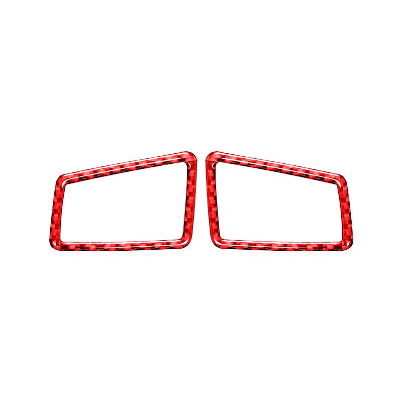 Для BMW 3 серии E90 2005-2012 Аксессуары из углеродного волокна для салона автомобиля, декоративная рамка воздухозаборника, наклейки