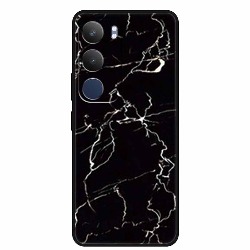 Luxury Phone Case For Vivo Y19s Pro 4G Soft TPU Silicone Back Case For Vivo Y29 5G Y 29 19s Marble Patterns Cover Bumper Funda