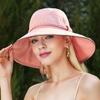 Spring-Summer New Foldable Wide Brim Hat Women's Versatile Outdoor Sun Hat