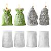 Santa Claus Silicone Mold Resin Casting Mould Aromatherapy Candle Mould for DIY Candle Making Polymer Clay Craft Plaster