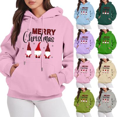 Женские свитшоты оверсайз, флисовые толстовки с длинным рукавом, осенние наряды с карманом