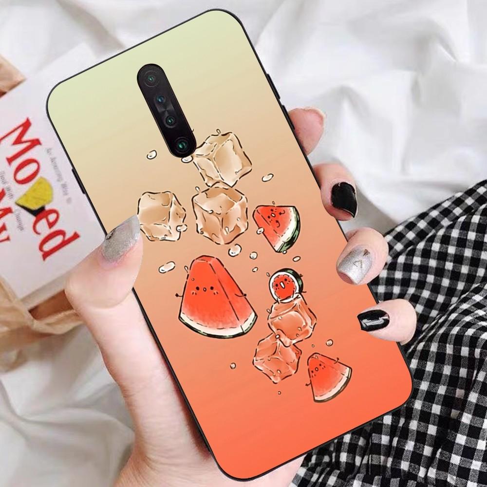 Чехол для телефона с арбузом для Redmi 5 6 7 8 9 10 plus pro 6 7 8 9 A GO K20 K30 K40 pro plus F3 Fundas