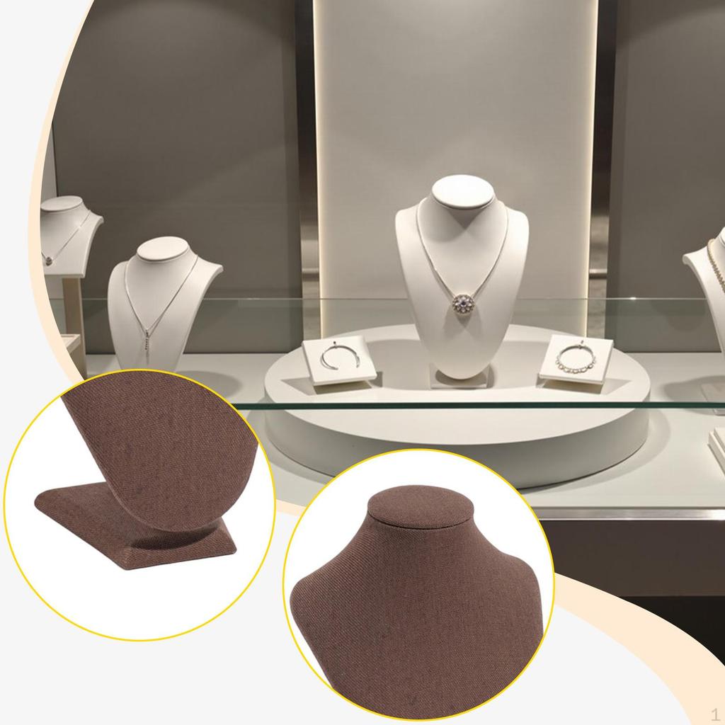 Цепочка Ювелирный Бюст Манекен Модный Витринный Держатель Подставка для Демонстрации Ожерелий Продажа для Туалетного Столика Торговый Центр