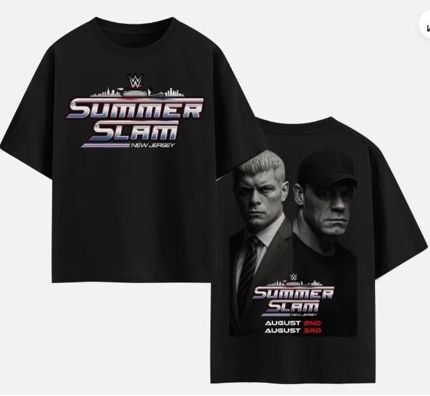 WWE Summerslam 2025 New Jersey 2025 Date And Time Unisex T-Shirt Size