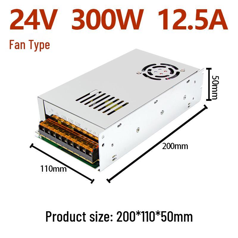 Импульсный источник питания 220 В на 24 В постоянного тока 15 А со светодиодным дисплеем, трансформатор 5 В/12 В
