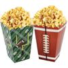 4pcsSuper Bowl Rugby Popcorn Box Competition Party Fried Chicken Chips Sausage Packaging Paper Box Candy Chocolate Cookie Box