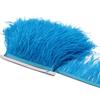 Colorful 8-10 CM 1/5/10 Meter Ostrich Feathers Trim Plumes Ribbon For DIY Wedding Dress Decoration Crafts Accessories Party Clothing