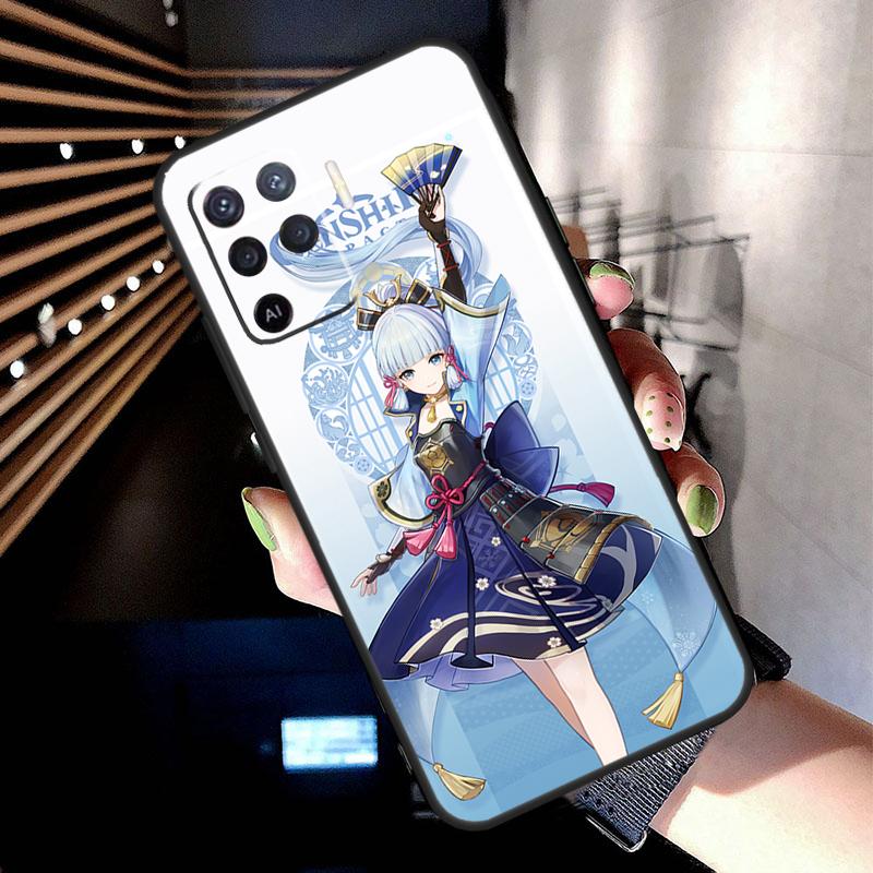 Чехол Genshin Impact Kamisato Ayaka для Oppo A17 A57 A77 A76 A16 A96 A18 A60 A80 A40 A38 A58 A78 A98 A94 A74 A54 A15 A5 Pro
